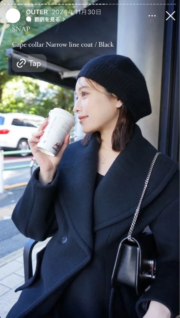 laubeblanc ケープコート 3way Wool Cape coat – L'AUBE BLANC