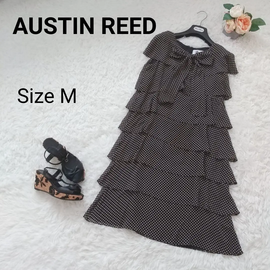 ☆美品☆　AUSTIN　REED　オースチンリード　七分袖ワンピース AUSTIN REED オースチンリード シルク混 ワンピース - メルカリ