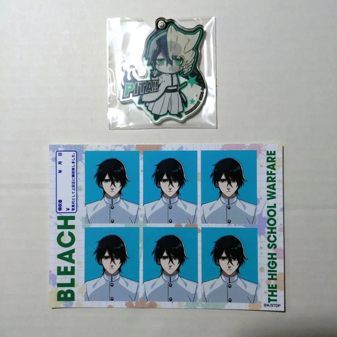 BLEACH highschool ウルキオラ 証明写真風ブロマイド 名札 缶