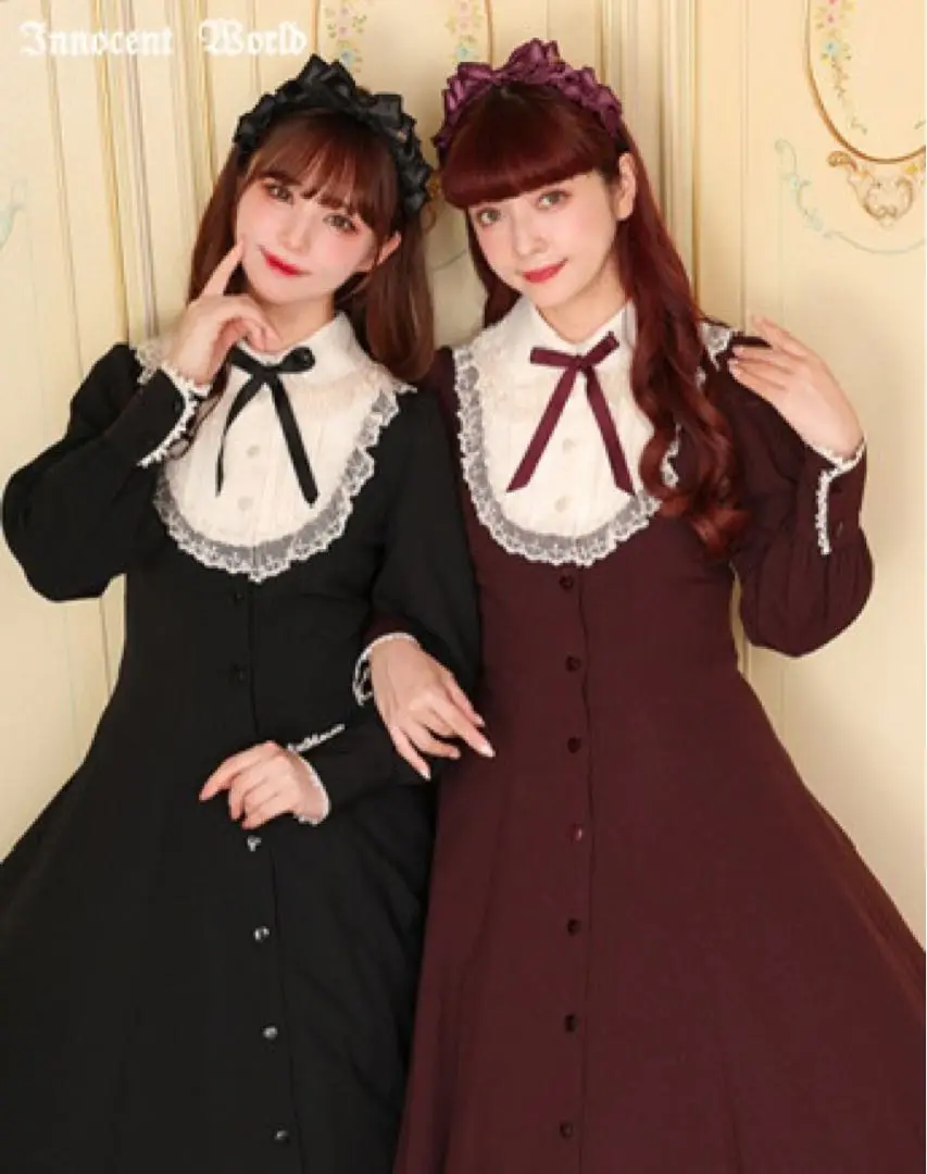 【完売品】イノセントワールド　ロイヤルストロベリー 丸衿ワンピース Innocent World｜ロイヤルストロベリー丸衿ワンピースRoyal