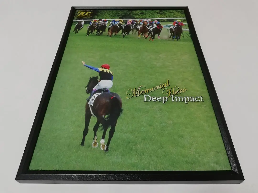 希少　JRA★競馬場限定 ディープインパクト パネル ダービー ゴール前 2025年最新】パネル ディープインパクトの人気アイテム - メルカリ