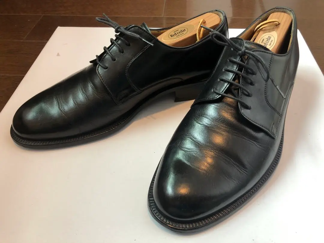 BALLY【US7EEE】ビジネスシューズ プレーントゥ レザー 外羽根 BALLY【US7EEE】ビジネスシューズ プレーントゥ レザー 外羽根