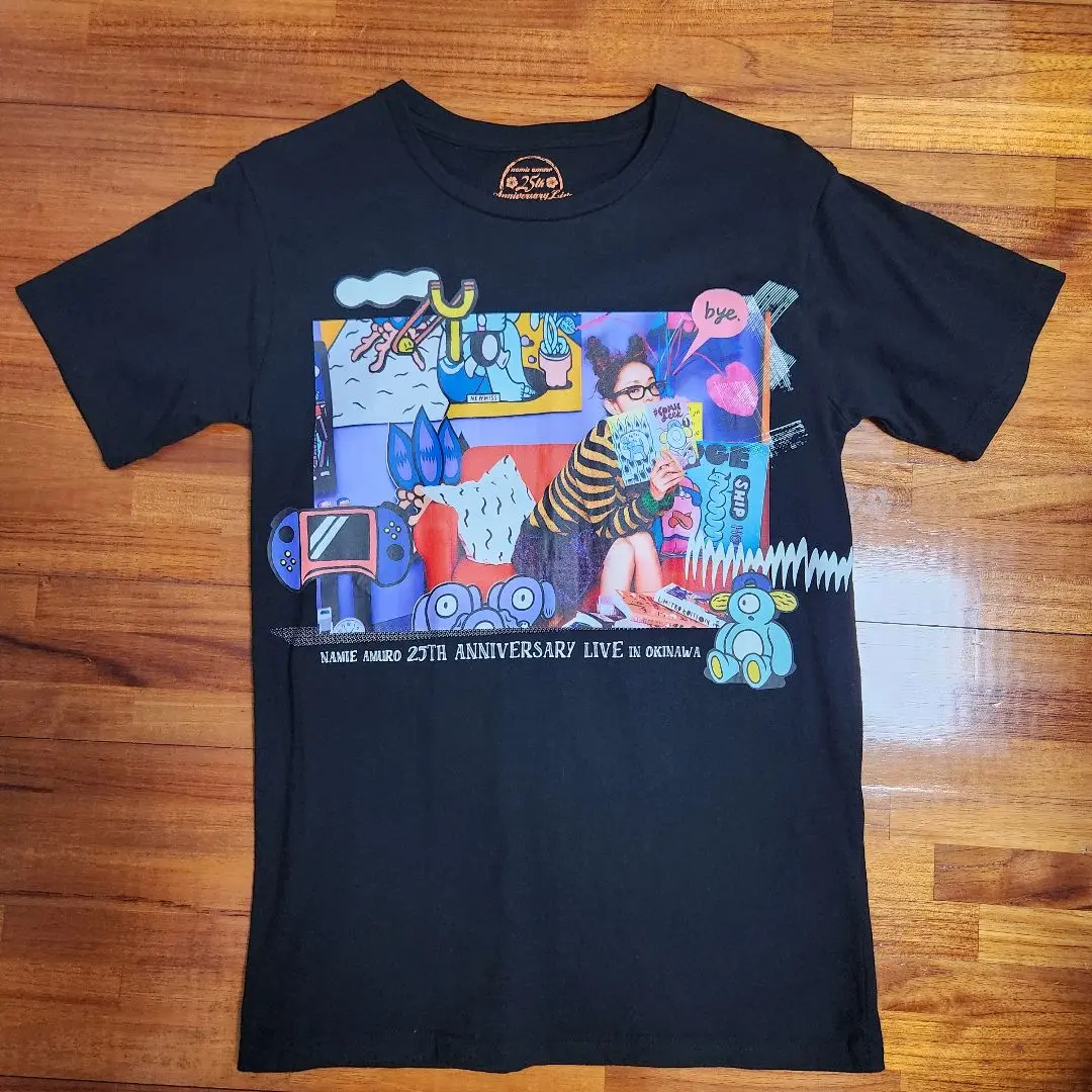 安室奈美恵☆25th沖縄記念ライブTシャツ☆ブラック 安室奈美恵 沖縄25th Anniversary Live Tシャツ 黒 - メルカリ
