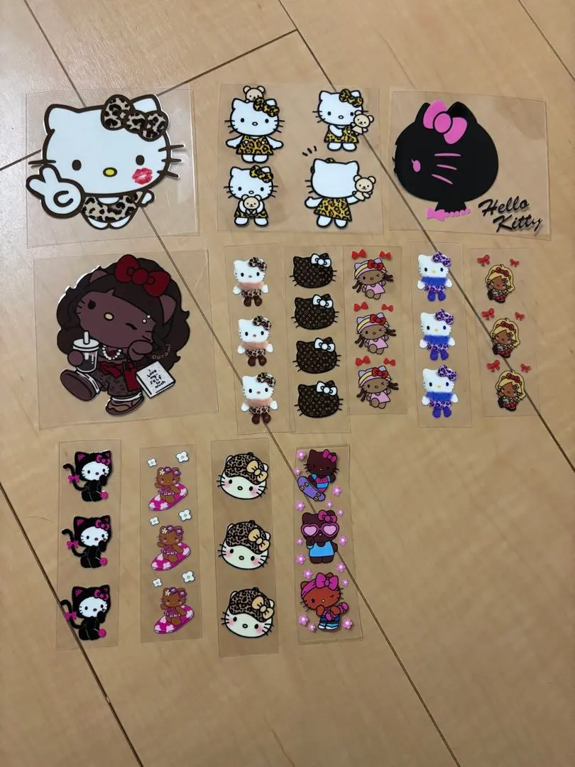 Kitty 半截貼紙、螢光棒貼紙、【超值】✨含運費❣️也看看第二張喔！！ 的縮圖