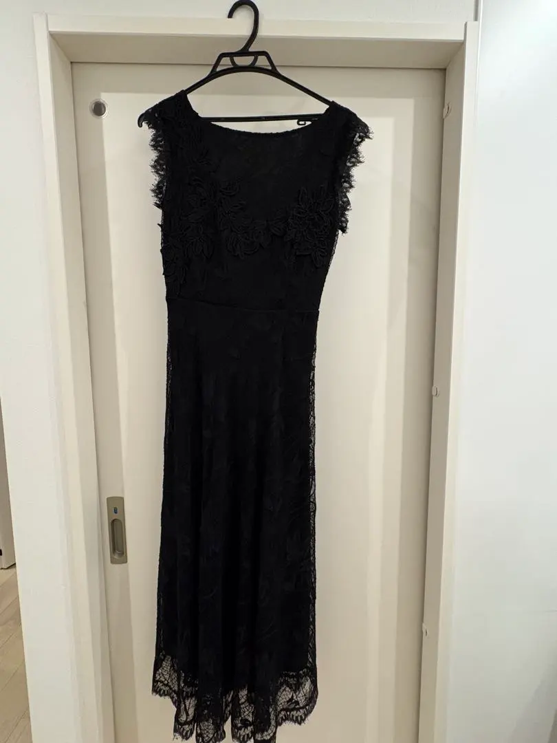 リエデイ 蕾絲無袖黑色長禮服 結婚典禮 宴會 派對 的縮圖