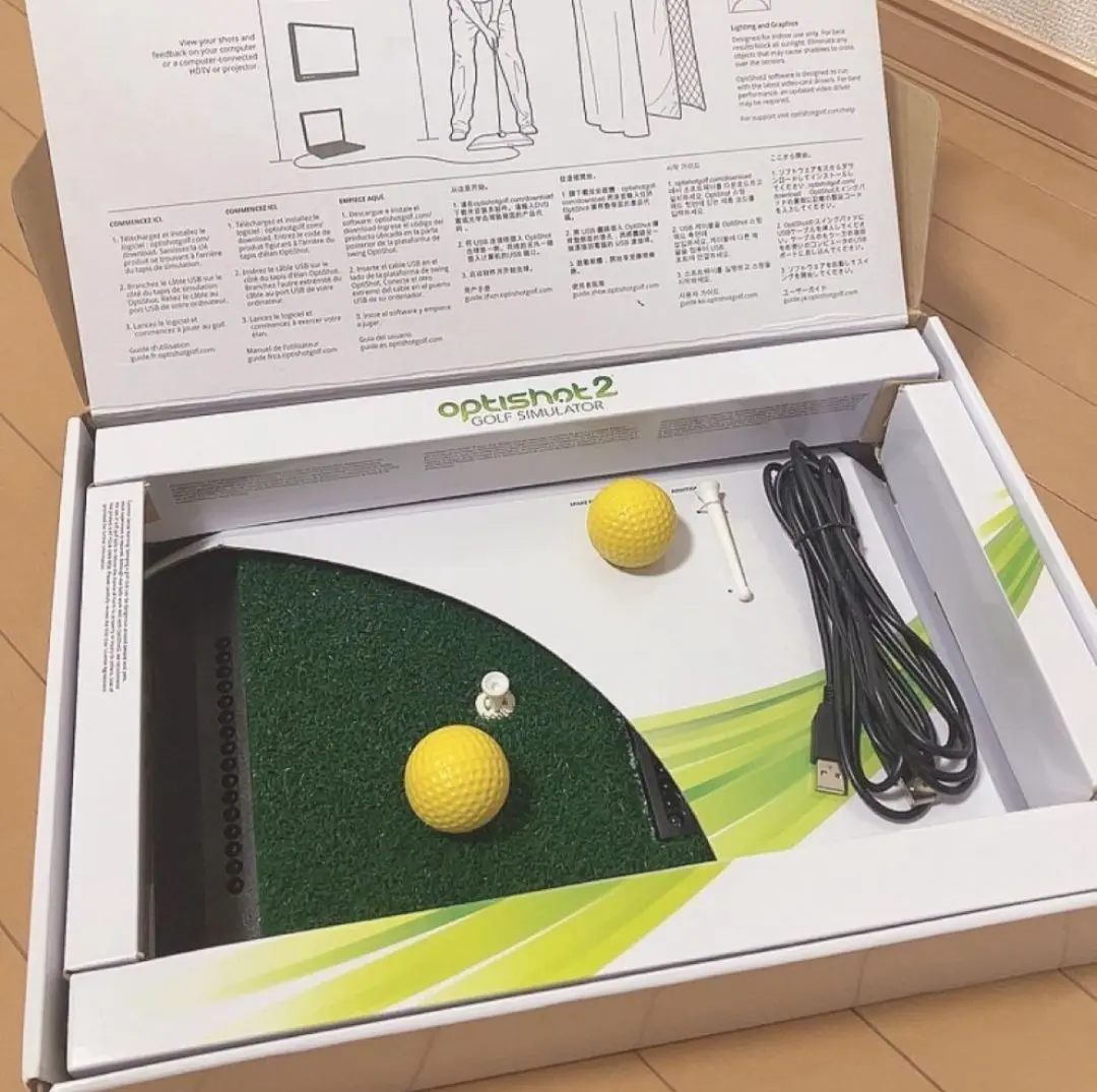 【未開封品】 OptiShot2 ゴルフシュミレーター 弾道測定 Amazon | optishot2 ゴルフスイング練習機 ゴルフシュミレーター