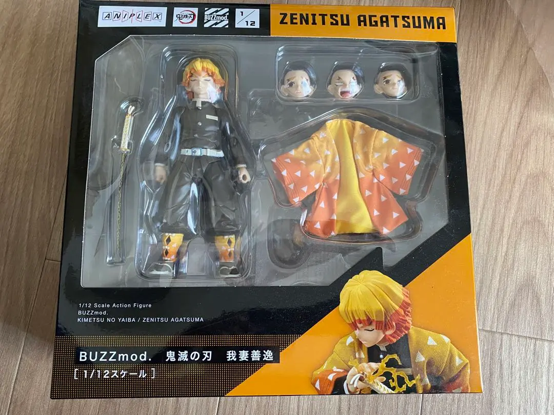 Agatsuma - ANIPLEX+限定 BUZZmod.(バズモッド) 我妻善逸(あがつまぜんいつ) 鬼滅の刃 1/12 完成品 可動フィギュア(MD20-0029001) アニプレックス FIG]ANIPLEX+限定 BUZZmod.(バズモッド) 我妻善逸(あがつまぜん