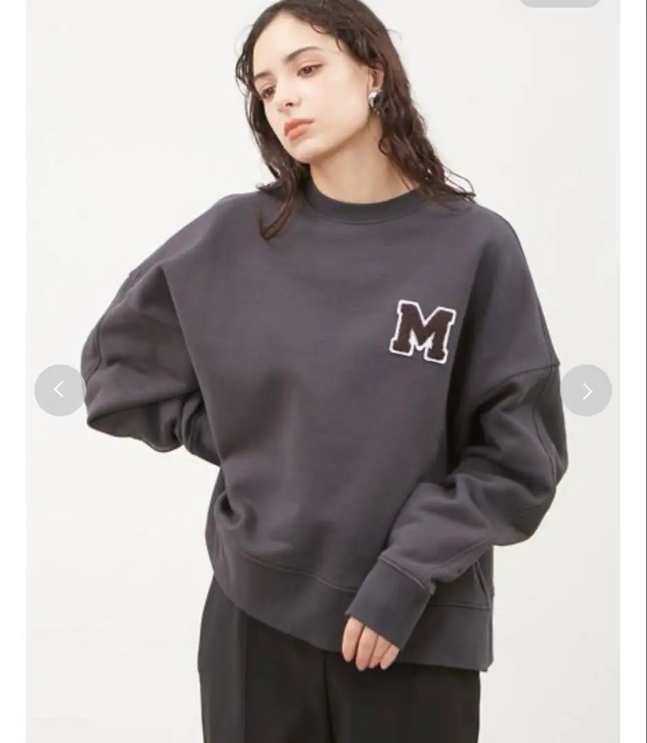 2025年最新】MilaOwen サガラ刺繍デザインビッグトレーナーの