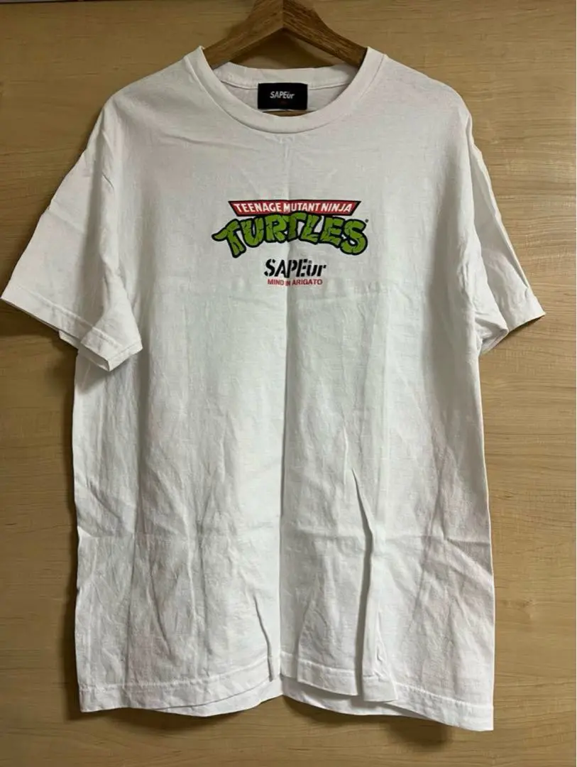 サプール　SAPEur Tシャツ ホワイト TEE タートルズ　サイズXXL SAPEur サプール TURTLES タートルズ Tシャツ ホワイト sizeL