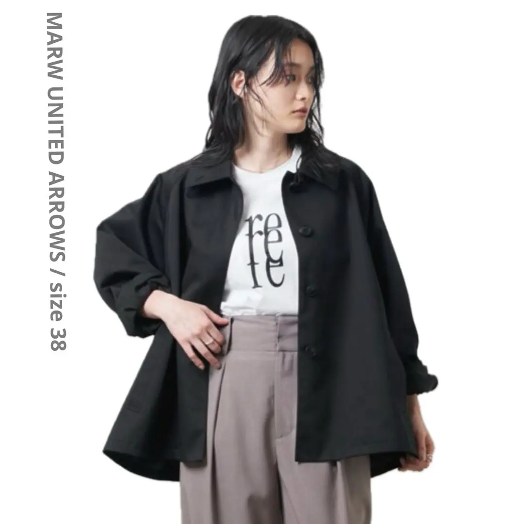 MARW UNITED ARROWS コクーン ミドルコート MARW UNITED ARROWS（マルゥ ユナイテッドアローズ）の「＜MARW