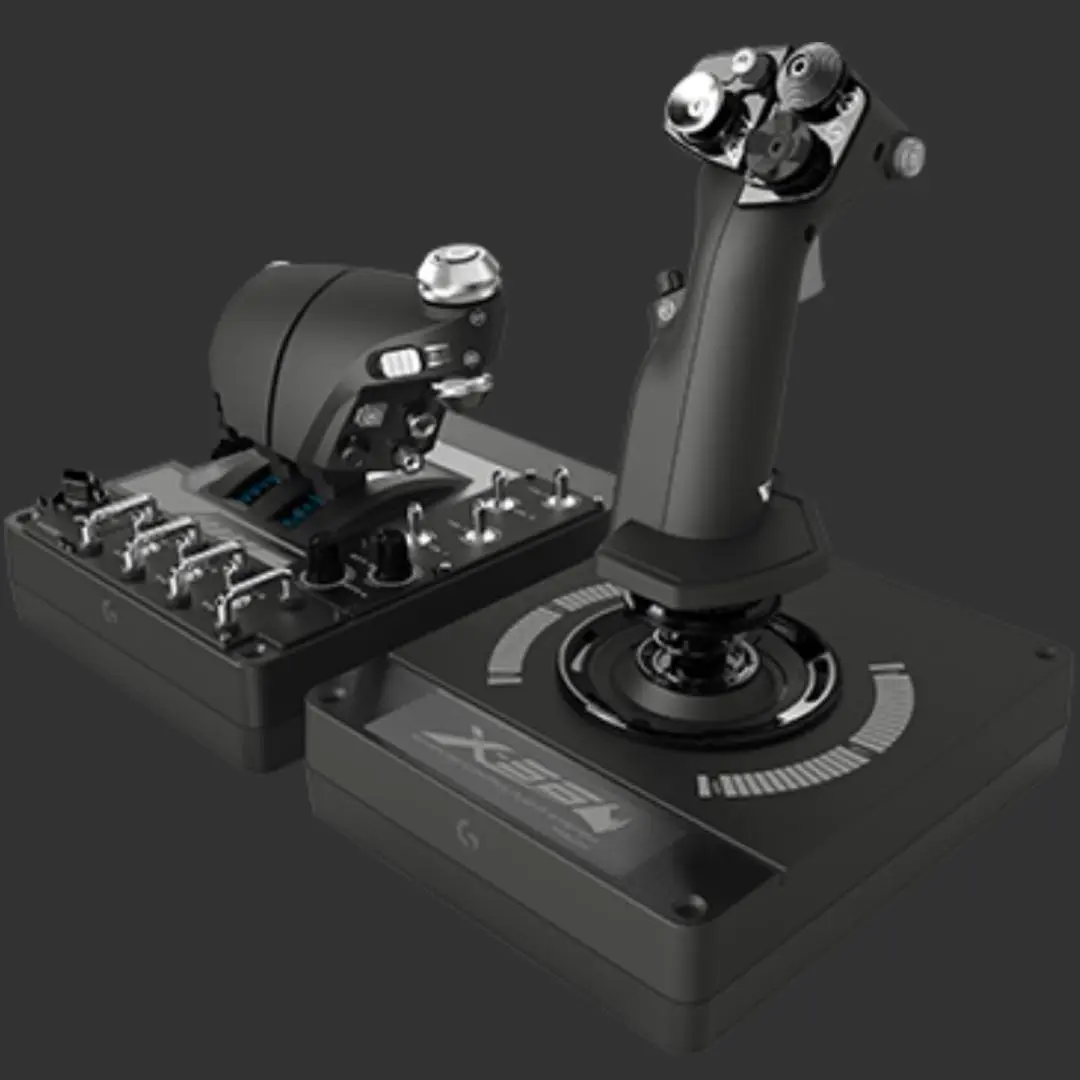 Logitech X56 HOTAS スティックコントローラーセット Amazon.com: Logitech G X56 H.O.T.A.S Throttle and Joystick