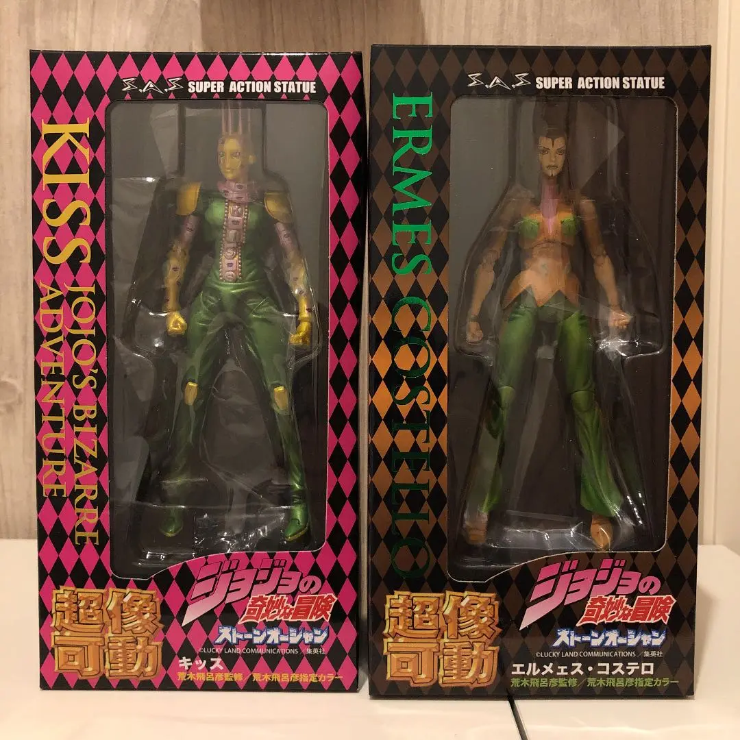 ジョジョ　超像可動　エルメェス　キッス　セット 超像可動 ジョジョの奇妙な冒険 キッス-エルメェスコステロ