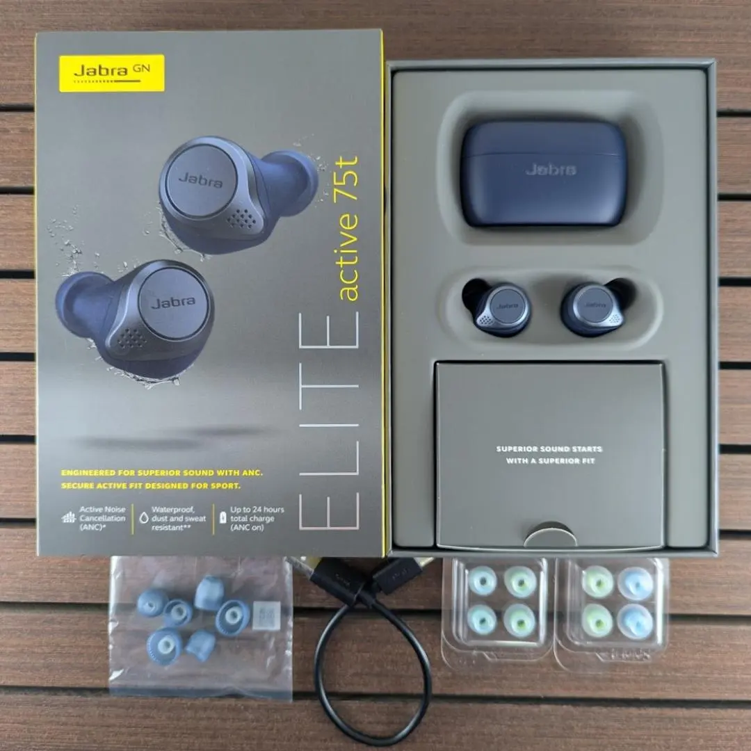 Jabra Elite Active 75t 真無線耳機 海軍藍 的縮圖