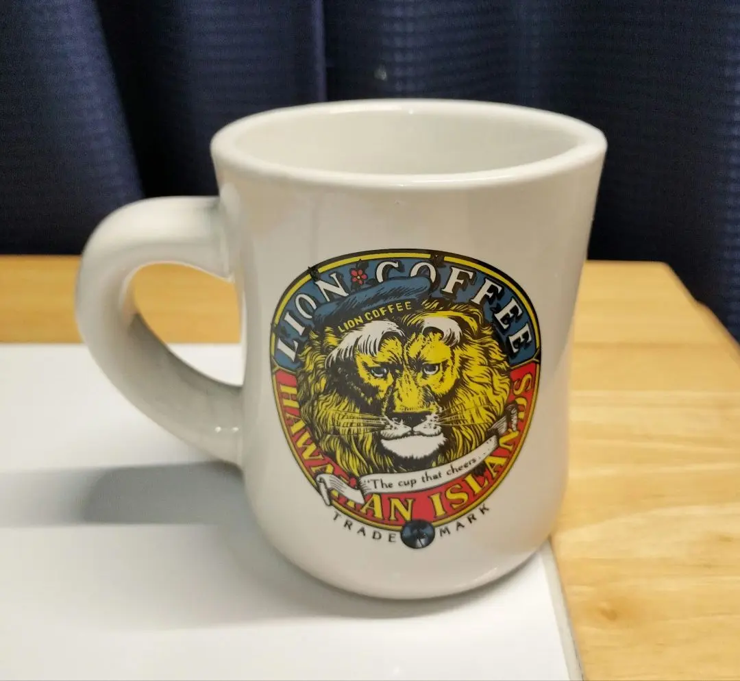 ライオンコーヒー　マグカップ　ビンテージ ライオンコーヒー マグカップ ビンテージ コーヒーマグカップ