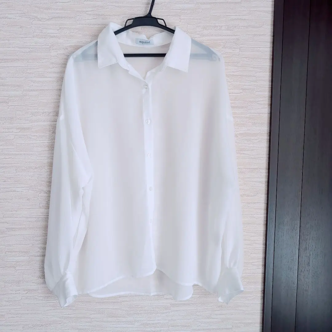 Thumbnail of Shimamura sheer shirt, size L