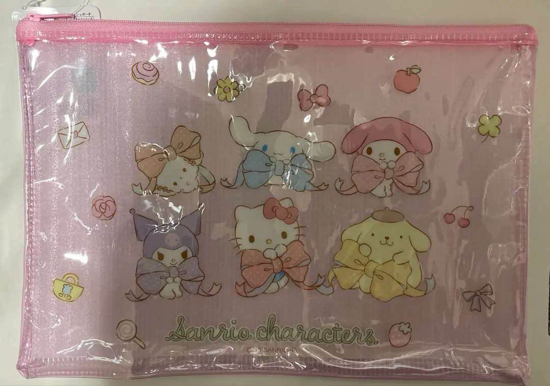 Thumbnail of Sanrio Mesh Pouch B5 Kitty My Melody