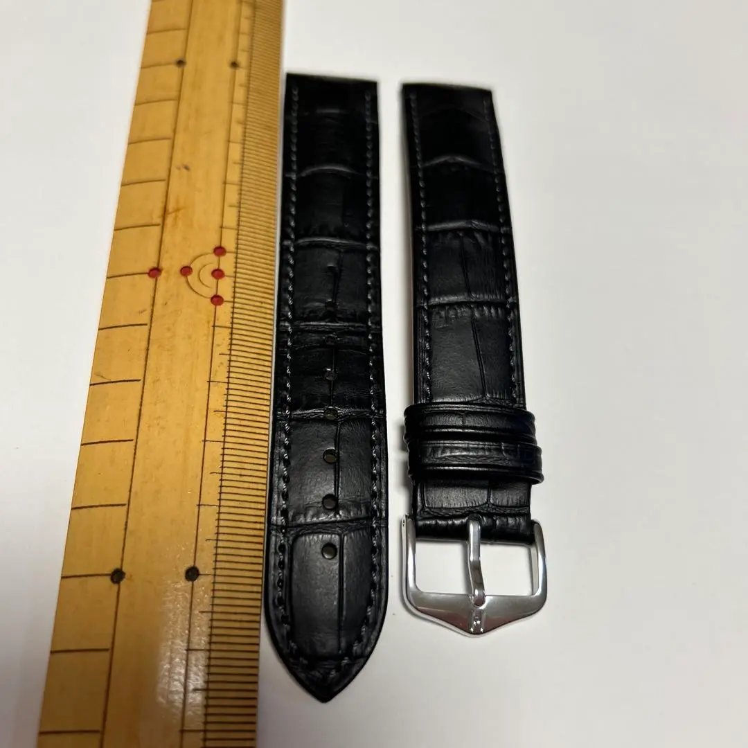 ヒルシュ　腕時計　ベルト　黒　19mm 極美品　バニョレブラック 2025年最新】ヒルシュ 19mmの人気アイテム - メルカリ