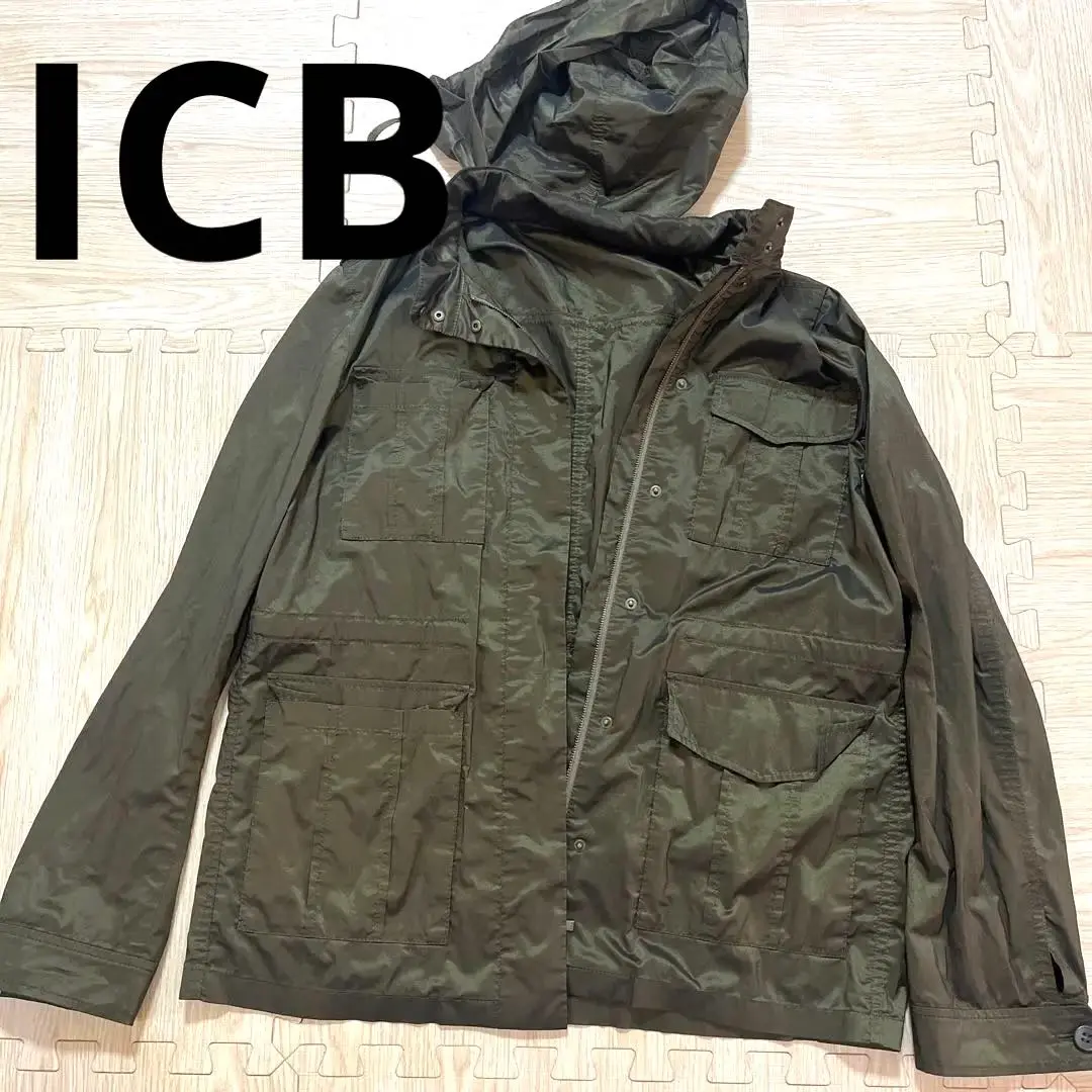 美品　ICB マウンテンパーカ 雑誌InRed11月号掲載／親子おそろい】撥水マウンテンパーカー