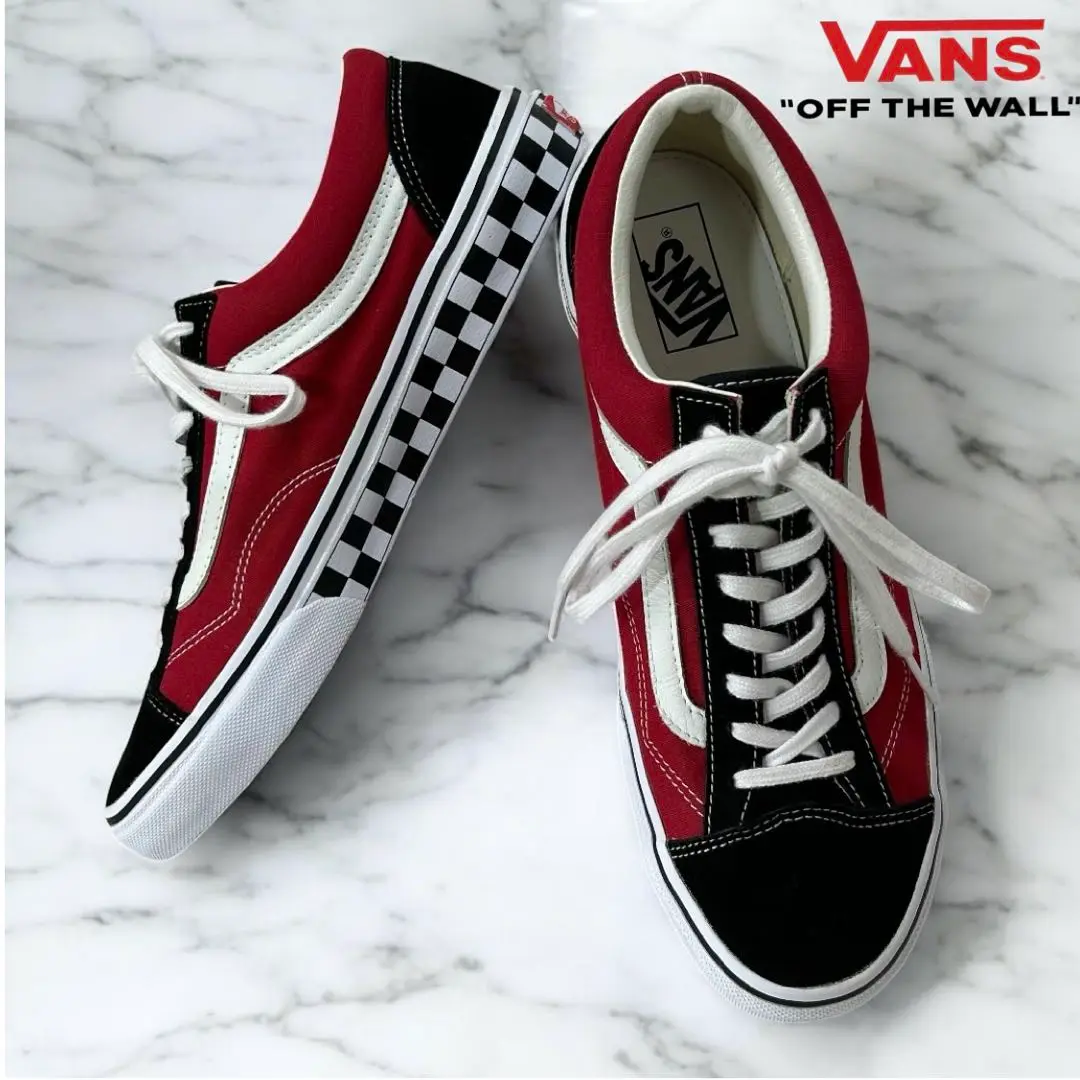 国内配送 VANS V36OG BILLYS ブラック・レッド org.jpg