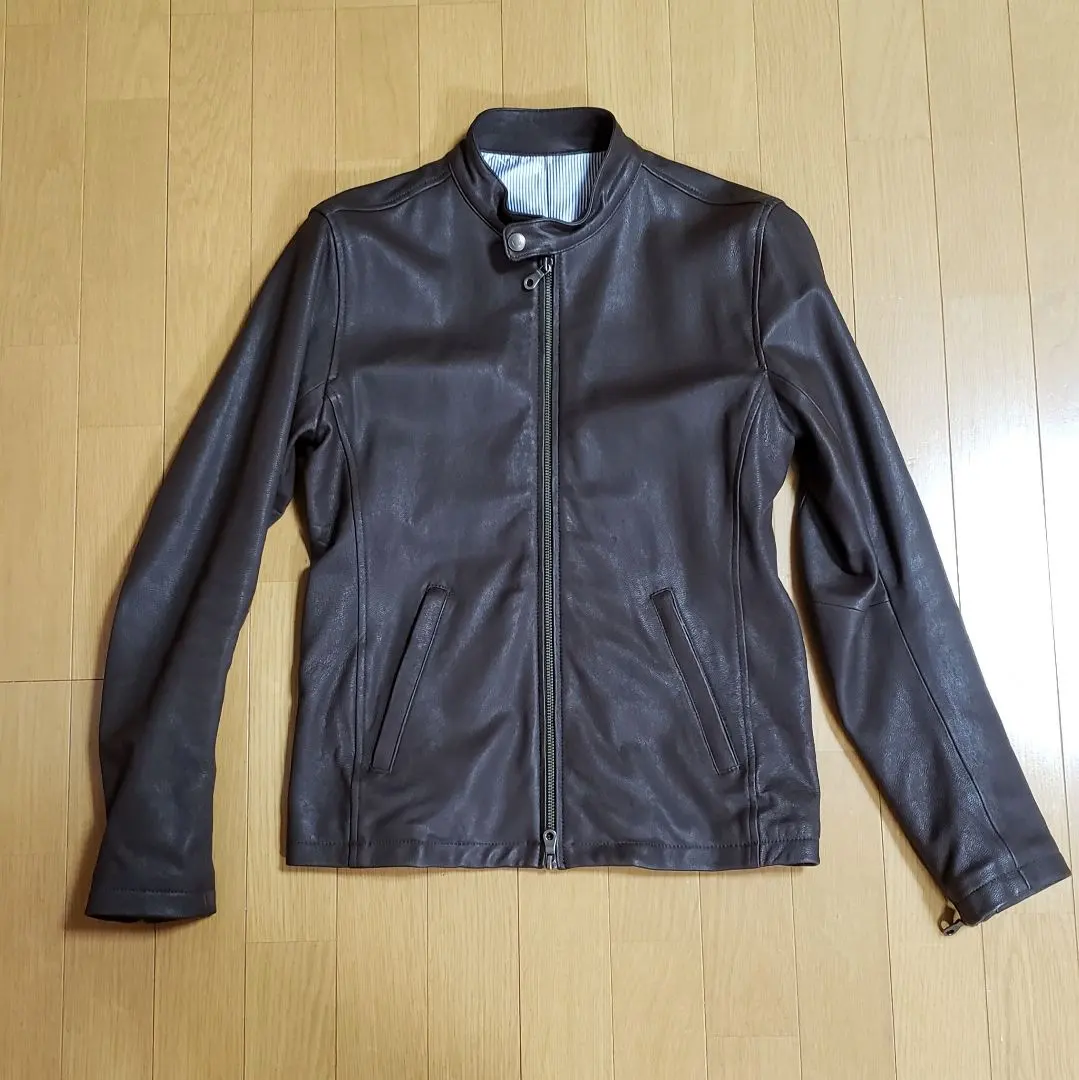 Thumbnail of SHIPS JET BLUE Single Riders Jacket, Brown, Size S