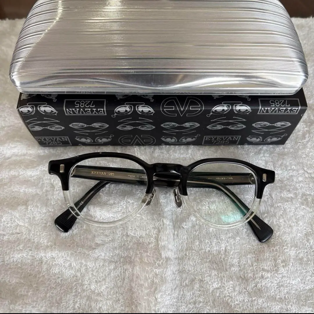 EYEVAN7285 サングラス 335 純正ガラスレンズ メガネ オリジナルのガラスレンズを用いたEYEVAN 7285のリミテッド