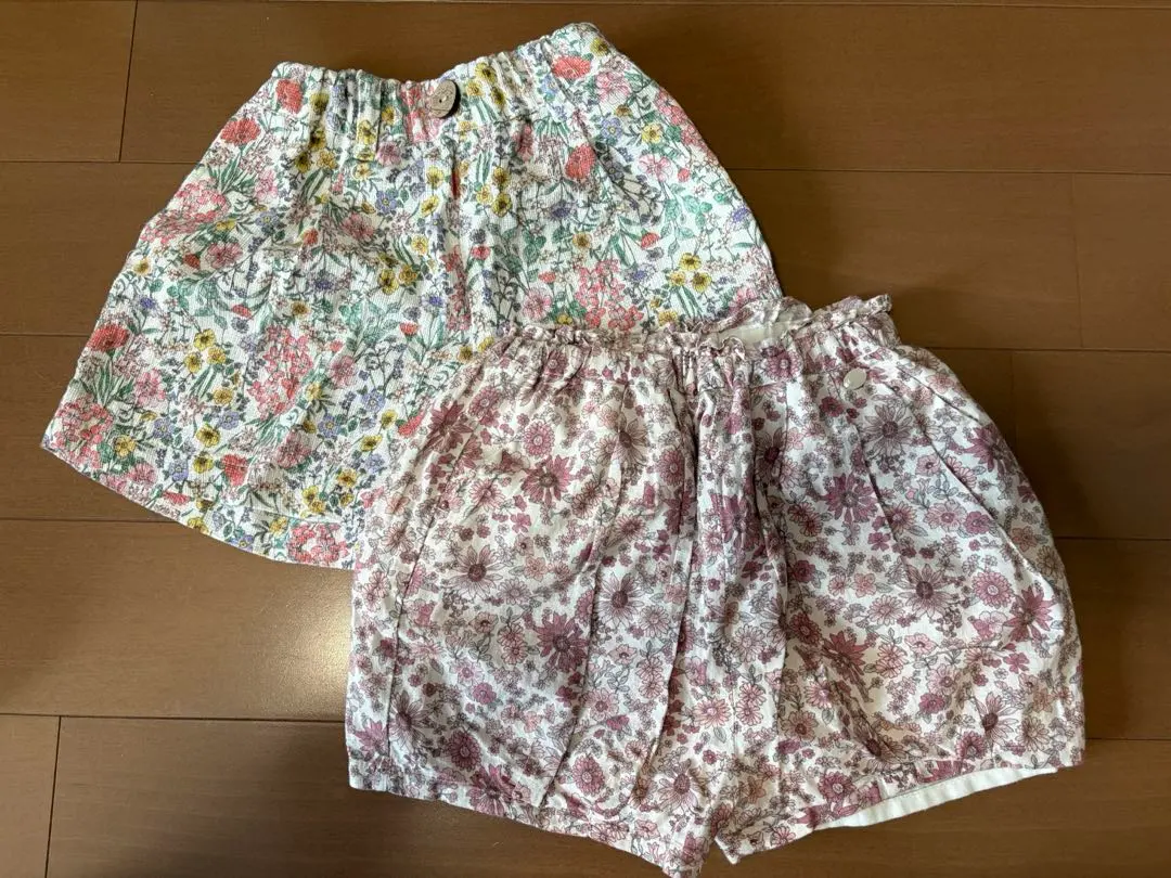 Thumbnail of 100cm girl's summer shorts set