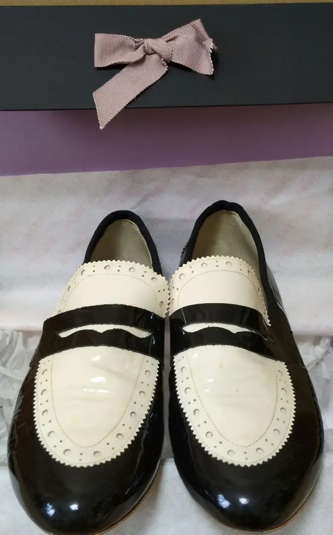 【新品未使用】バンタンパリッシュ　PARRISH パンプス　千鳥格子 Q GOODS Parts&Shoes|〈bantan parrish(バンタンパリッシュ