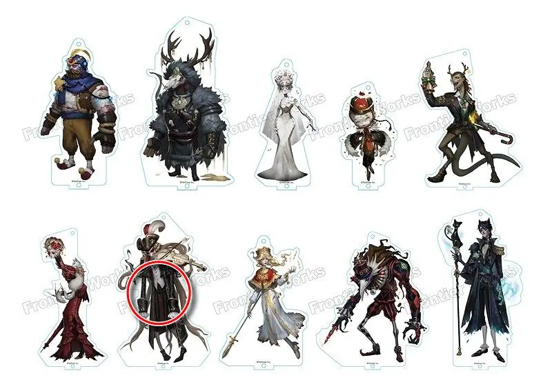 第五人格 ヴァイオリニスト アントニオ アクリルスタンド 缶バッジ カード 第五人格 ヴァイオリニスト アントニオ アクリルスタンド 缶