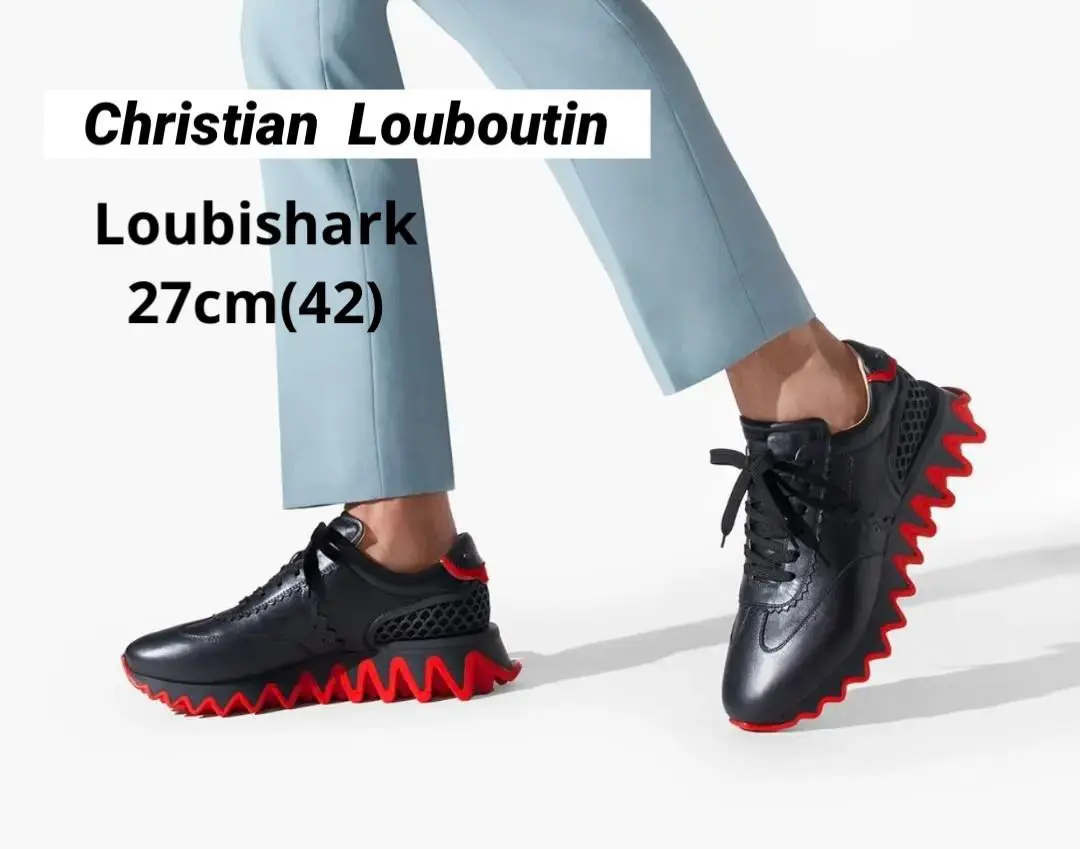 【希少】Christian Louboutin ナストロシャーク スニーカー 黒 希少】Christian Louboutin ナストロシャーク スニーカー 黒