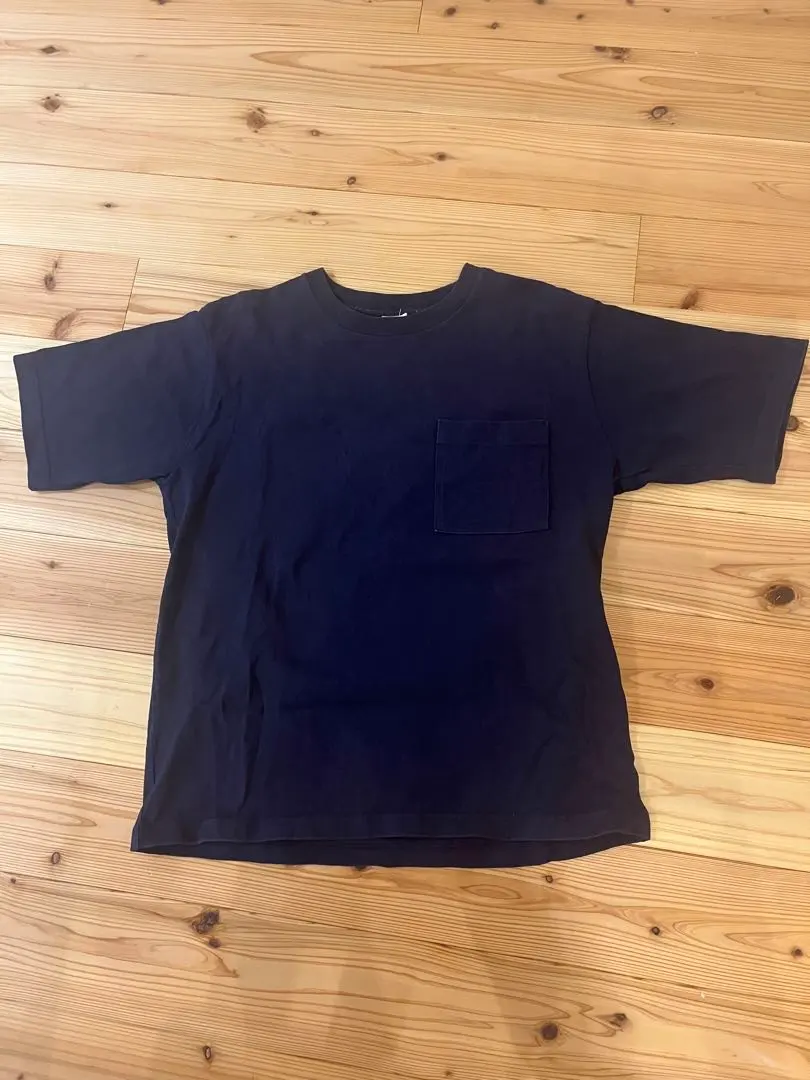 Thumbnail of SHIPS Navy 100% Cotton M-size T-shirt with Pocket