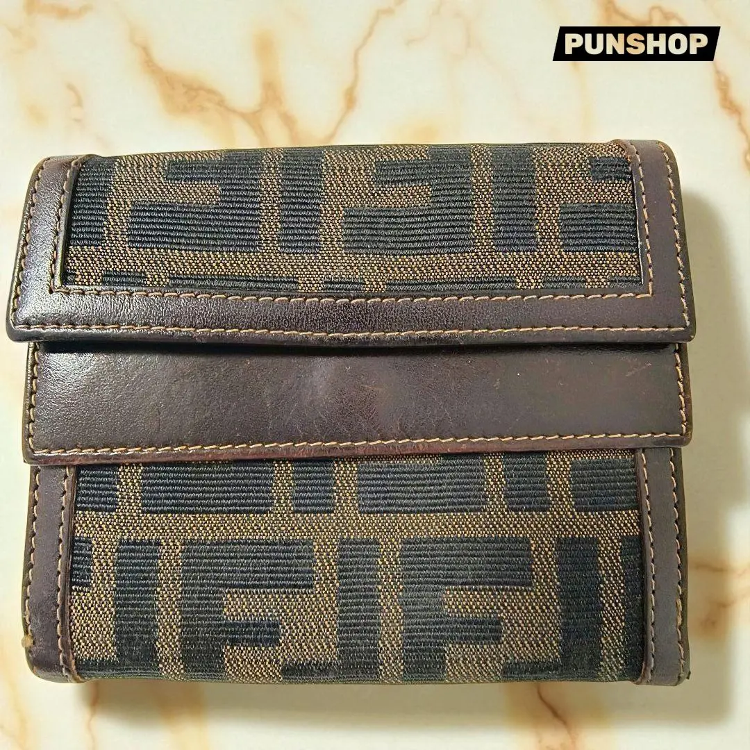 Thumbnail of Fendi Zucchino Bi-fold Wallet 2251-00109-078