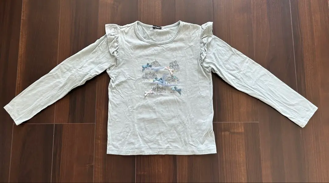 Thumbnail of ♡Bebe♡ Long-sleeved cut-and-sew with frills