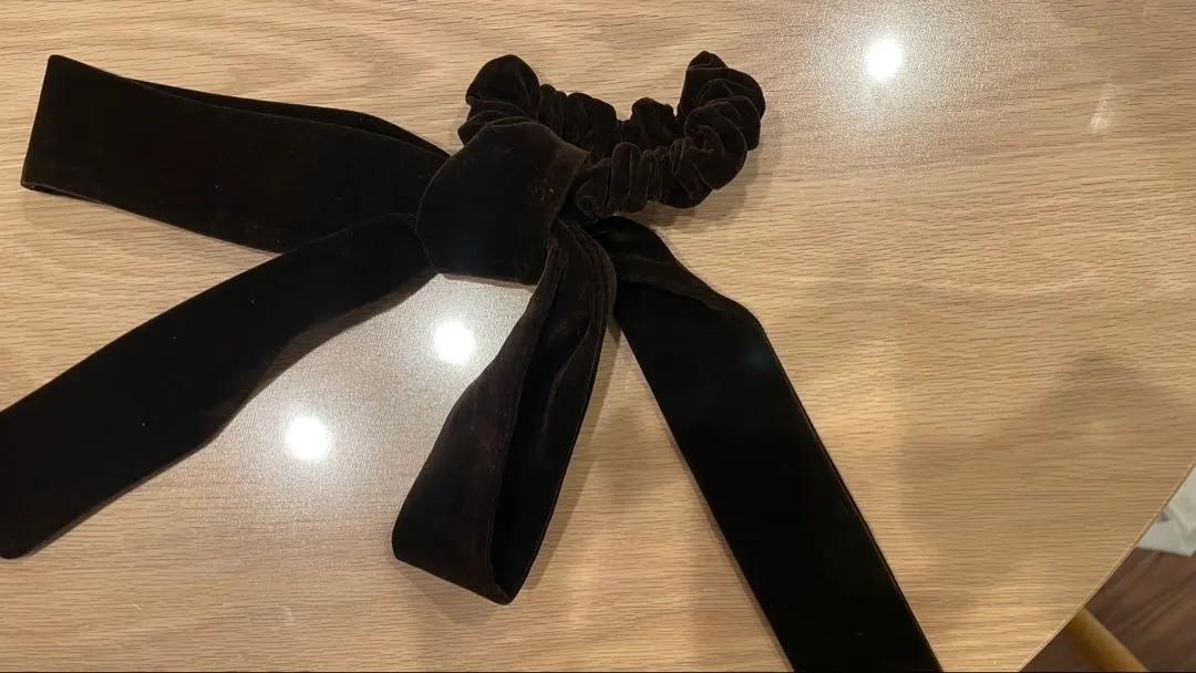 LETICIA リボンベルベット（Ribbon-VELVET）　ブラック LETICIA レチシア リボン ベルベット ブラック Ribbon-VELVET