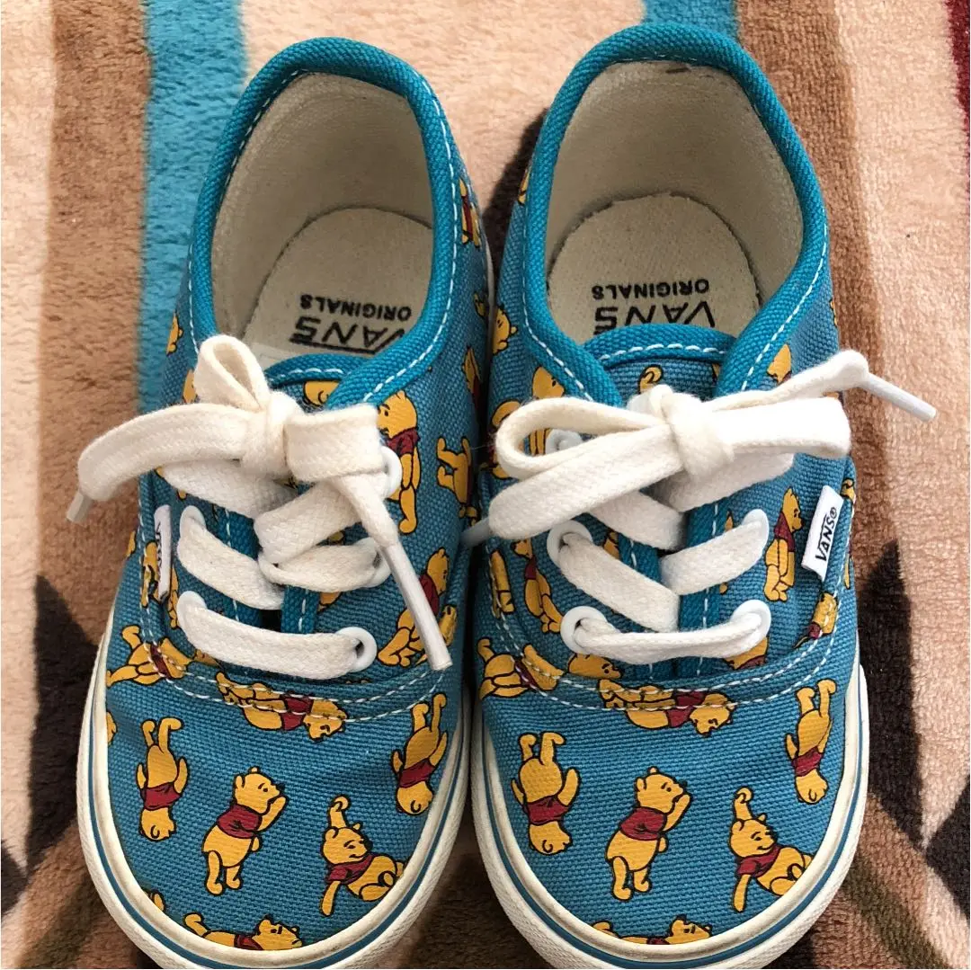 【美品】VANS くまのプーさん スニーカー USA オーセンティック VANS バンズ VANS×Disney スニーカー OG オーセンティック LX
