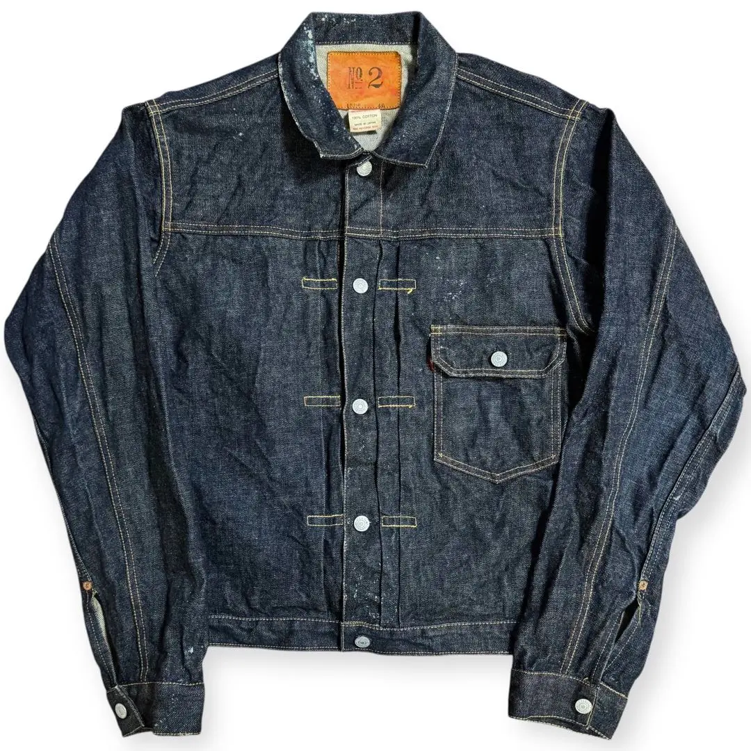 EVISU エビス　エヴィス　デニムジャケット 1506 エビスヤデ　38 楽天市場】【雰囲気抜群】EVISU 【1506/1ST デニムジャケット