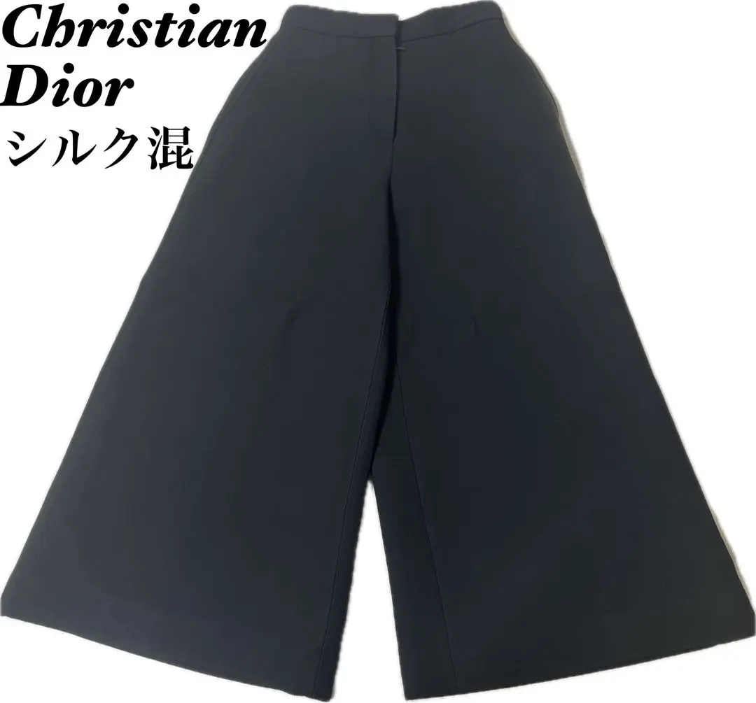 【義大利製 絲綢混紡 附口袋】Christian Dior 褲裙 的縮圖