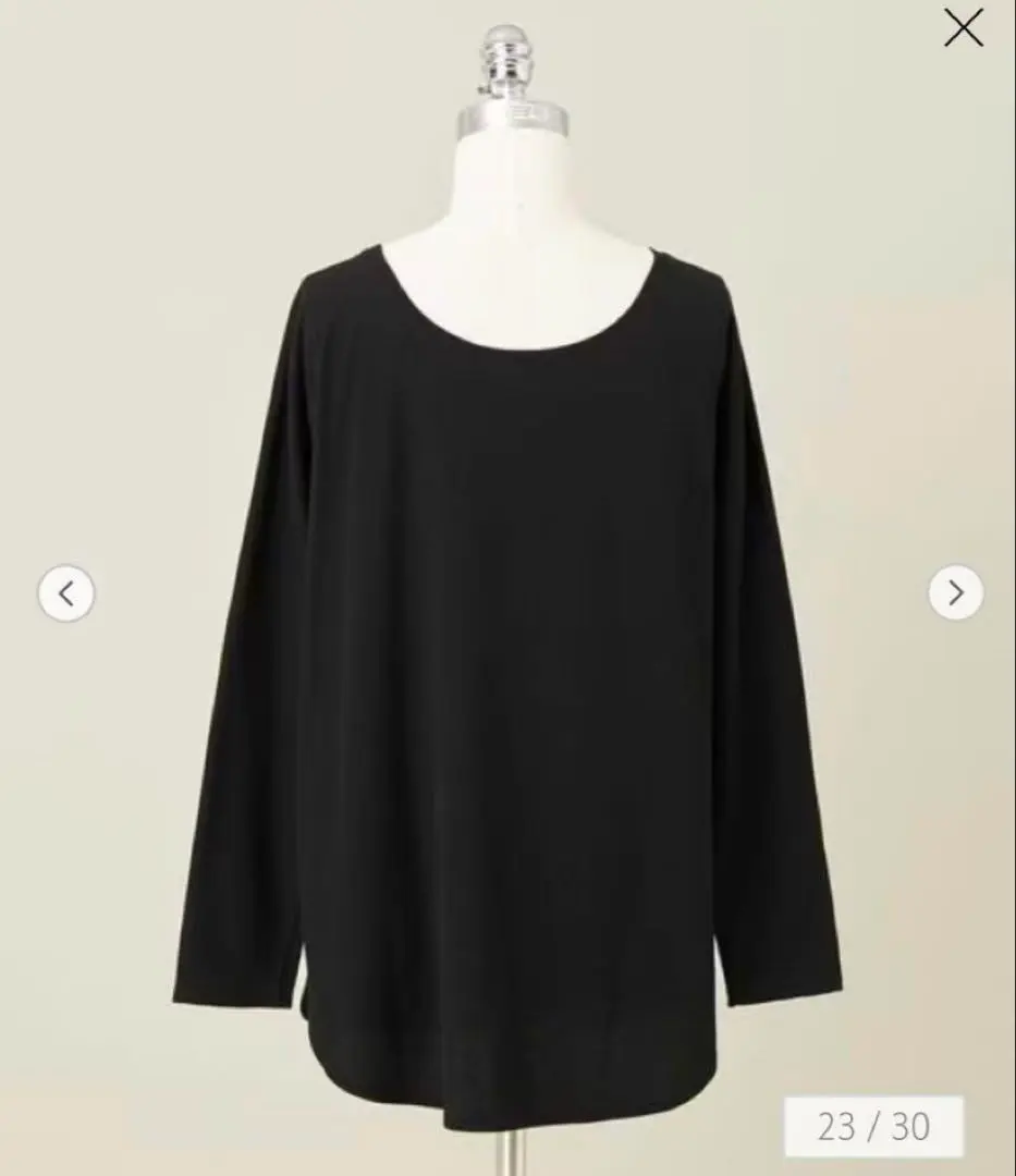 新品未使用 完売品 conte コットン シアー フーデッドカットソー