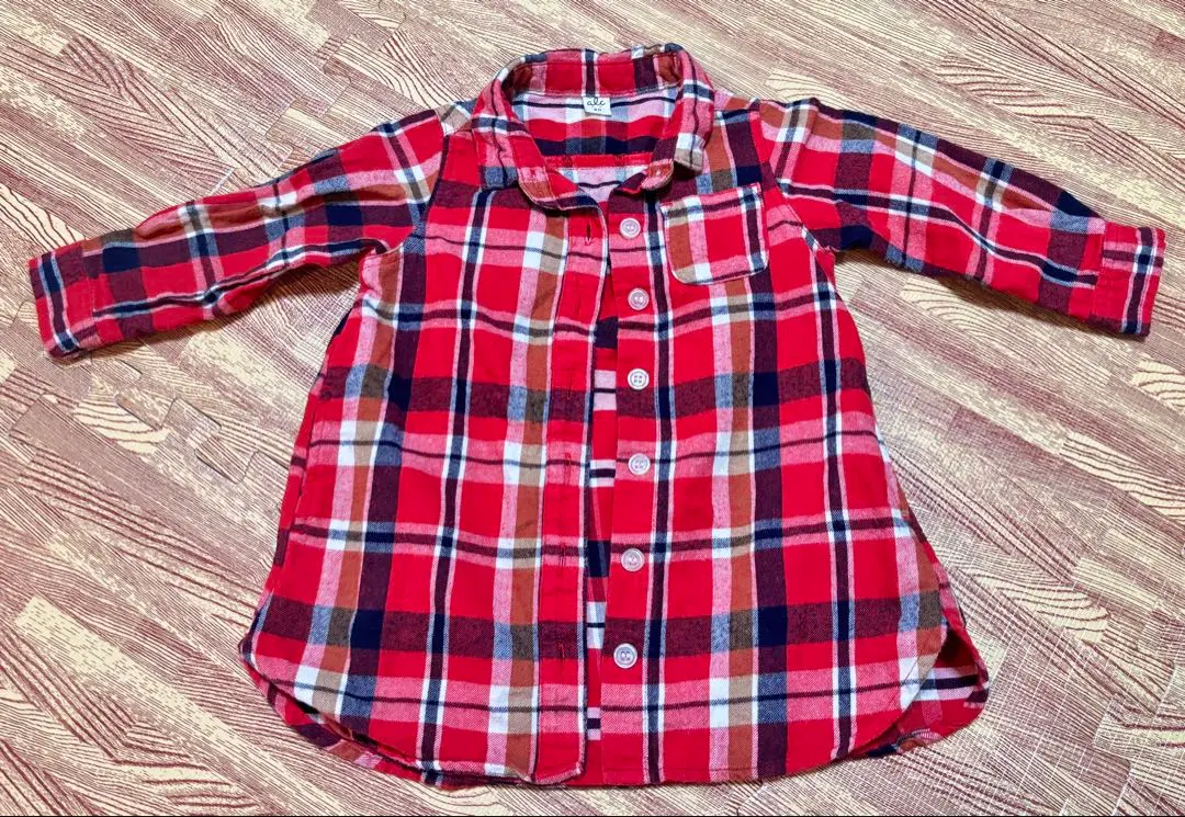 Thumbnail of Excellent condition children's clothing, Apres les Cours, check shirt, size 80, autumn/winter