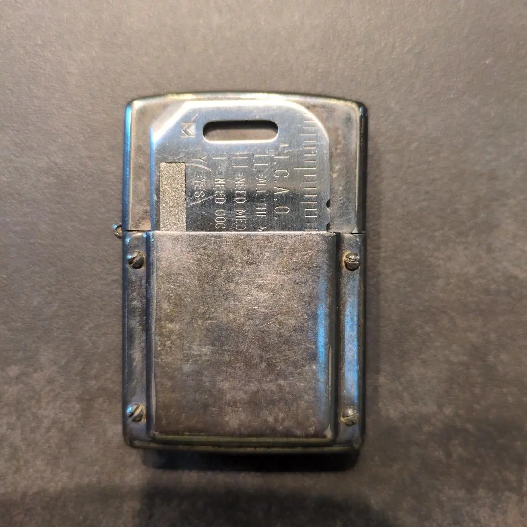 ZIPPO - ZIPPO 希少ビンテージ サバイバルギア ボトムイタリック