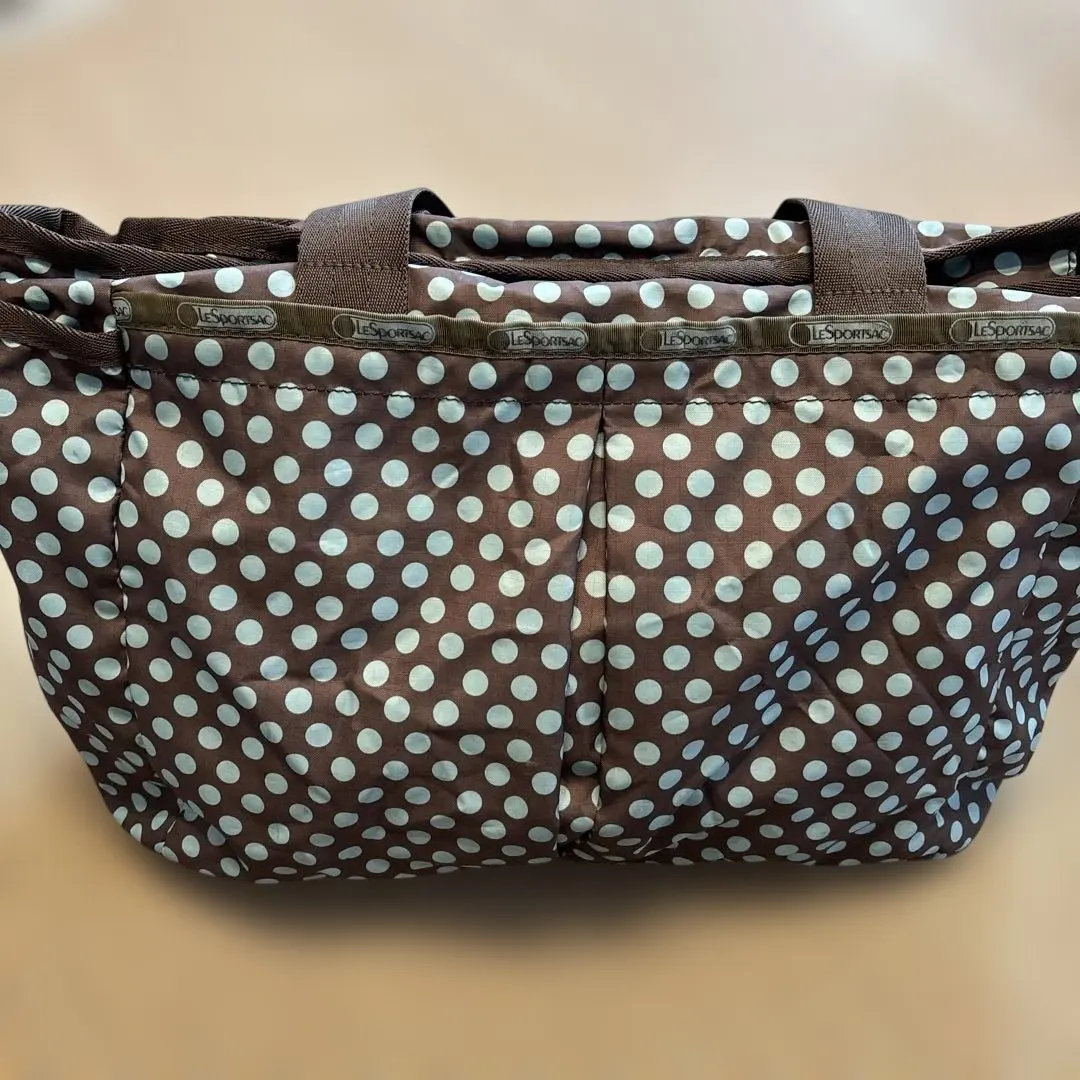 Thumbnail of LeSportsac Dot Pattern Boston Bag, Brown