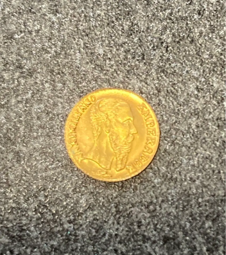 メキシコ　ミニチュア金貨 世界最小金貨 メキシコ マクシミリアン インディアン セットの