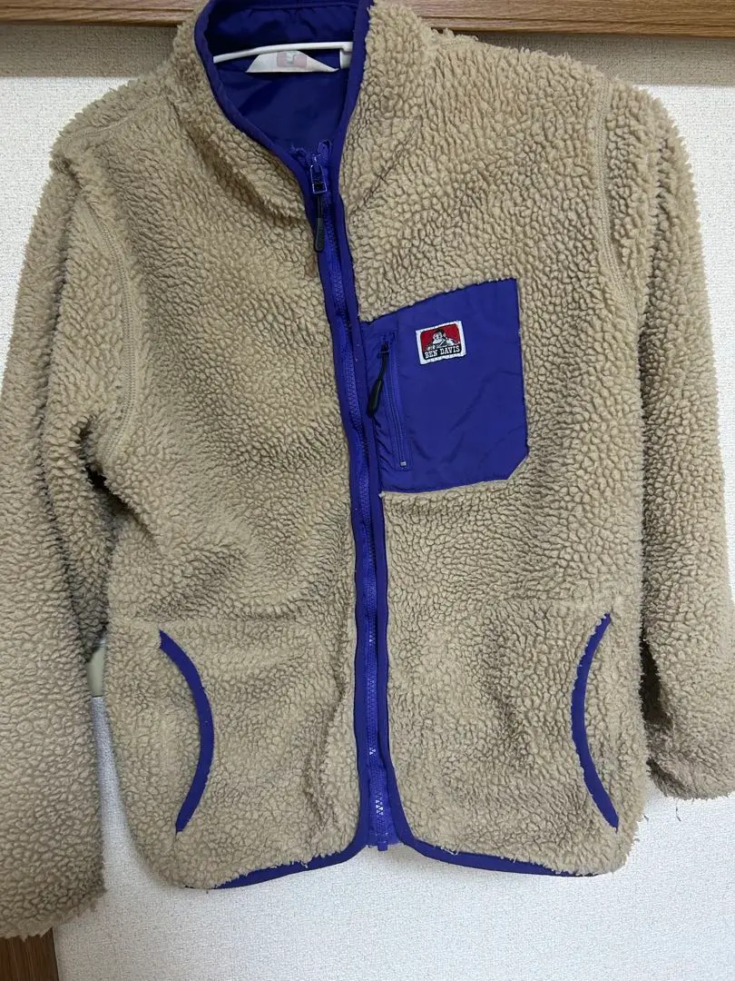 Thumbnail of BEN DAVIS Fleece Jacket L Beige/Purple