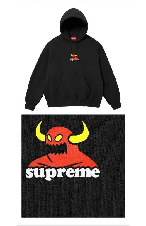 Supreme TOY MACHINE HOODED SWEATSHIRTスウェットパーカー Supreme Toy Machine Zip Up Hooded Sweater (SS24) - $228