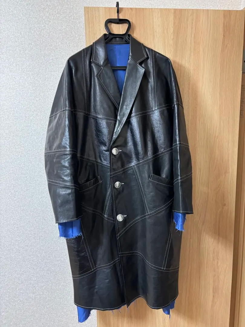 グッピー 美品　sulvamレザージャケット Sulvam Ex Leather Coat Mukta別注 レザーコート - メルカリ