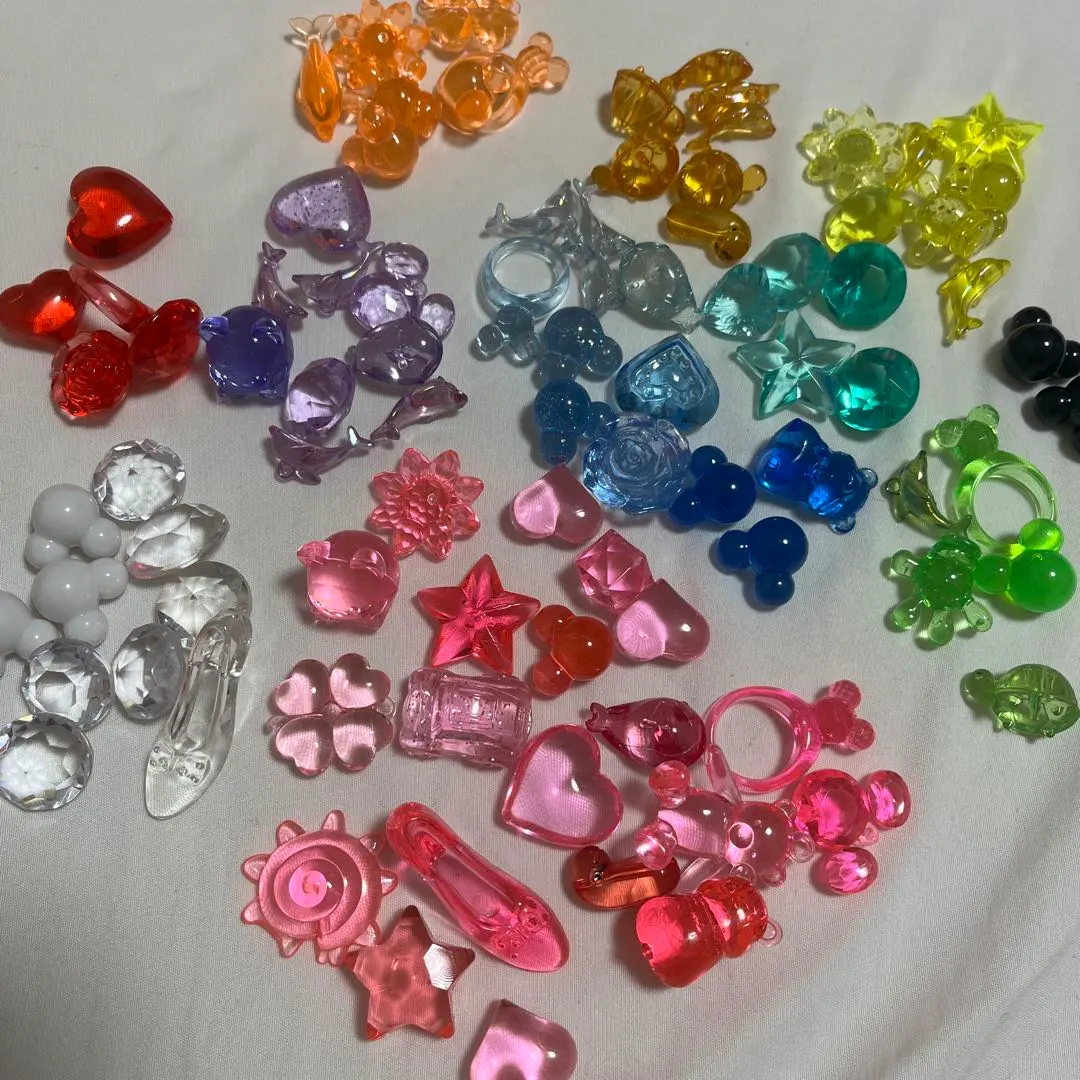 Thumbnail of Acrylic Parts Set, Approximately 100 Pieces, Multicolor