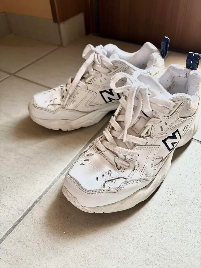 【New Balance】WX608 ホワイトスニーカー NEW BALANCE] WX608 プラットフォーム 話題の厚底スニーカー