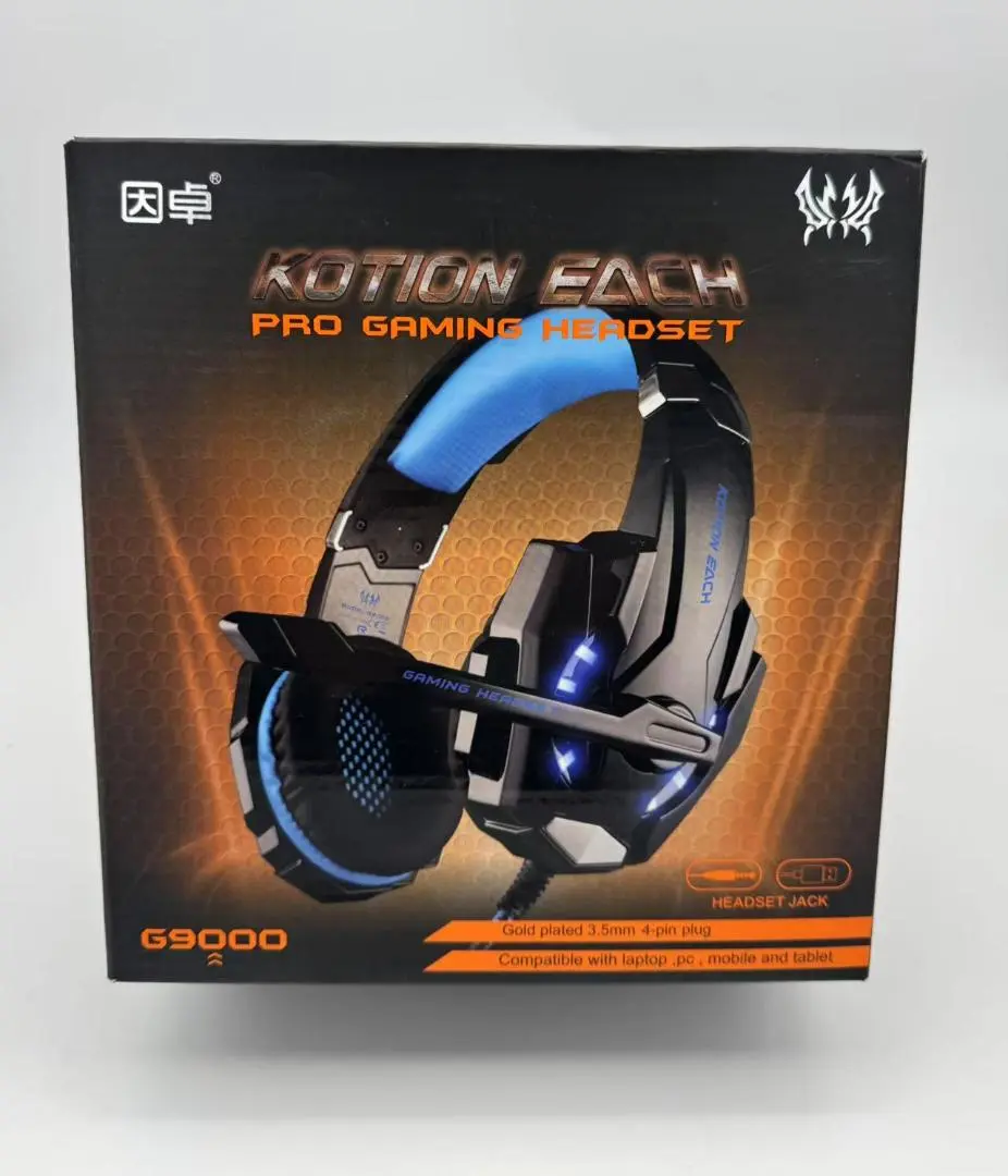 [値段交渉可]KOTION EACH 3.5mmゲーミング ヘッドセット Amazon.co.jp: KOTION EACH ゲーミング ヘッドセット ブラック