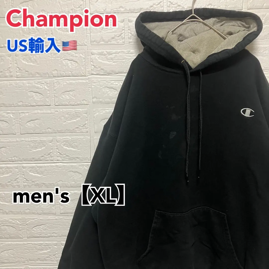 Thumbnail of ●D282 【US Import】Champion Hoodie Black系 men's 【XL】