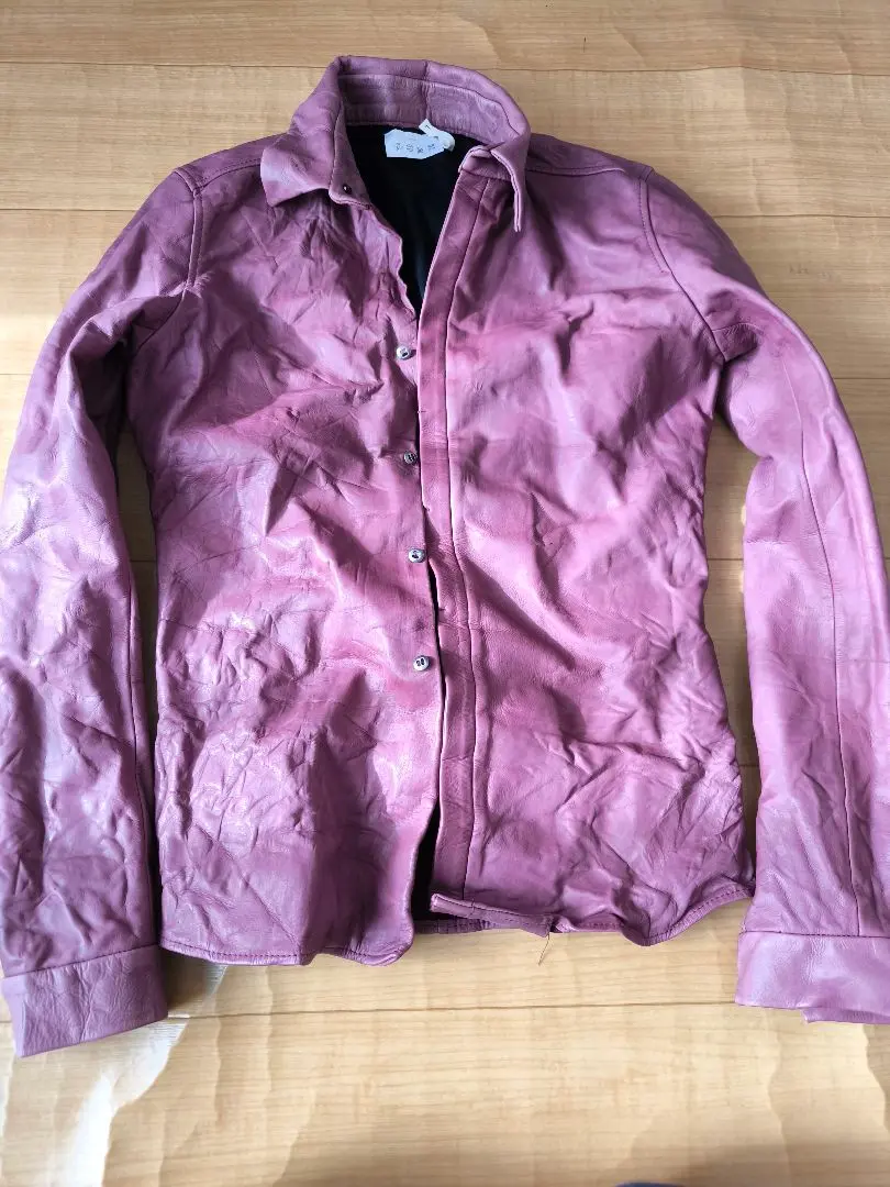 Az Jun Hashimoto ブラックレザーシャツ Az Jun Hashimoto ブラックレザーシャツ