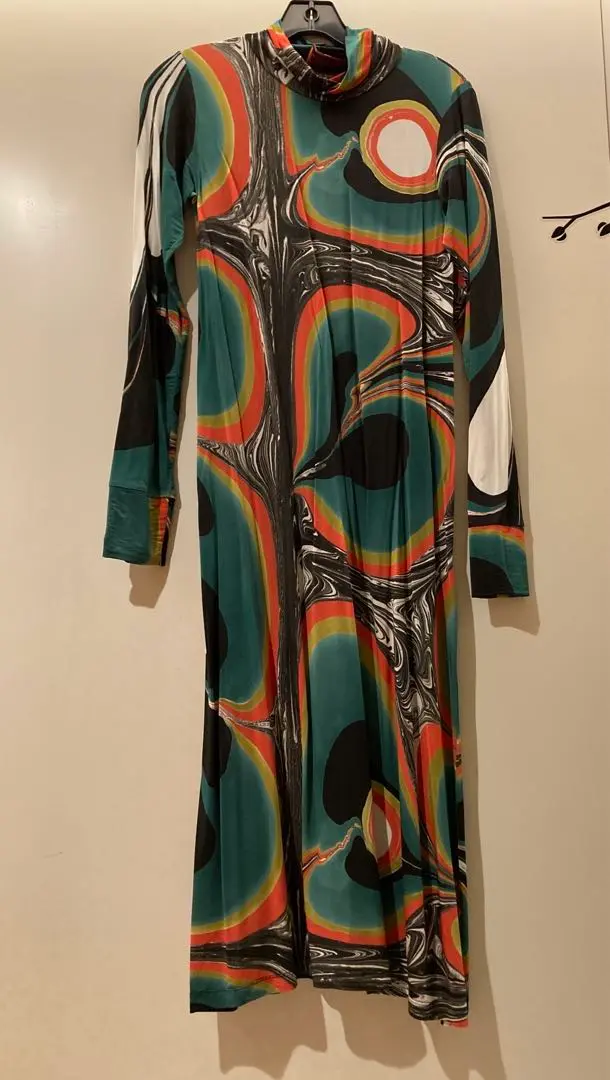 colville コルヴィル ロングワンピース マルチカラー 個性派 お洒落 colville コルヴィル ロングワンピース マルチカラー 個性派